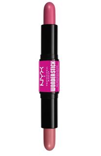 Vaigu ēnas NYX Professional Makeup Wonder Stick, rozā krās., 01 light peach and baby pink, 4 g