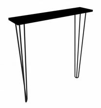 Konsoles galds Kalune Design Esse, melna krās., 18 cm x 80 cm x 82 cm