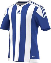Футболка Adidas, синий цв./белый цв., S