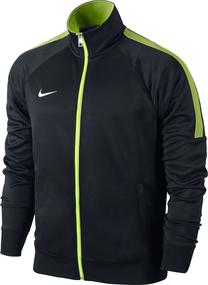 Джемпер, мужские Nike, черный цв./зеленый цв., l