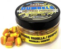 Barība zivīm Traper Duo Color POP-UP Vanilla, 30 g, brūna krās./dzeltena krās.