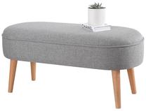Pufas Hanah Home Lednok 209FLF1195, pilka sp., 100 cm x 40 cm x 47 cm