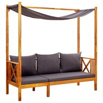 Āra sols VLX Canopy Solid Acacia 310321, brūna krās./tumši pelēka krās., 66 cm x 177 cm x 180 cm