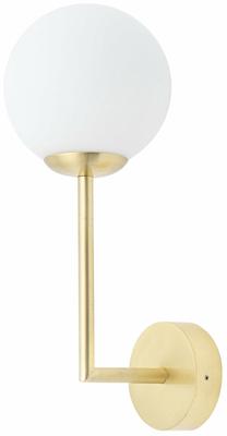 Lampa sienas Nowodvorski Agave 10526, G9, 1 x 5 W, balta krās. / zelta krās.