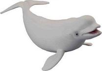 Žaislinė figūrėlė, banginis Collecta Beluga 88568, pilka sp.