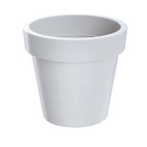 Gėlių vazonas Prosperplast DLOF500, plastikinis, Ø 49 cm, balta sp.