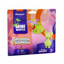 Konstruktorius Marioinex Mini Waffle Diplodocus And Jungle 906156, 25 vnt., įvairių spalvų