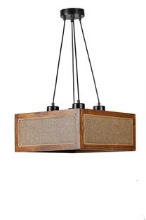 Valgusti rippuv Opviq Chandelier Kumsal 8702-8, E27, pruun v. / must v.