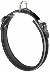 Ошейник для собак Ferplast Ergocomfort, черный цв./серый цв., 250 - 330 мм x 15 мм