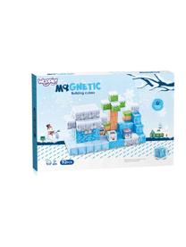 Magnetinis konstruktorius Woopie Winter Block World, 66 vnt., įvairių spalvų