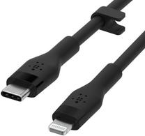 Kabelis Belkin BoostCharge USB-C for Lightning, 1x USB Type-C/1 x Lightning, 200 cm, juoda sp., 15 W