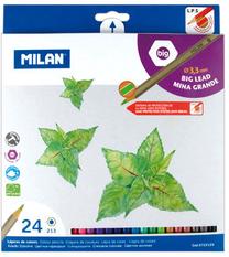 Krāsainie zīmuļi Milan, 24 gab.