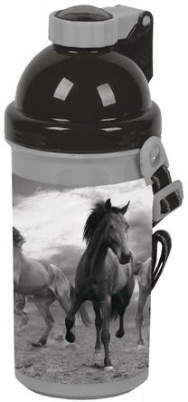 Kokteilių plaktuvas - gertuvė sportui Paso, juoda sp./pilka sp., plastikas, 0.5 l
