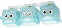 Valgusti lagi Dalber Little Friends Owl 64393, E27, 3 x 15 W, sinine v./valge v. / valge v., 18.5 x 15 cm
