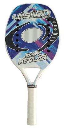 Padel tenisa rakete Vision Power Kevlar 2022, zila krās./balta krās.