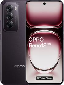 Mobilais telefons Oppo Reno 12 5G, 256 GB, melns krās.