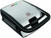 Sumuštinių keptuvė Tefal Snack Collection SW852D12, juoda sp./nerūdijančiojo plieno sp., 700 W Prekė su pažeista pakuote.