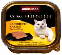 Влажный корм для кошек Animonda Vom Feinsten Neutered, индюшатина, 0.1 кг
