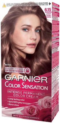Matu krāsa Garnier Color Sensation, light ruby brown krās., 6.15, 60 ml