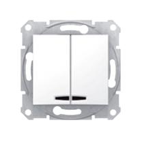 Slēdzis Schneider Electric Sedna SDN0300370, 2 kl, balta krās.