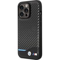 Telefono dėklas BMW Leather Carbon, juoda sp., Apple