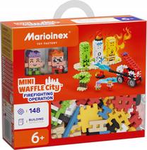 Konstruktorius Marioinex Mini Waffle City Priešgaisrinės tarnybos operacija 906286, 148 vnt.
