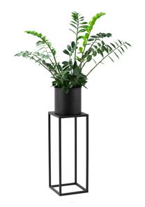 Стойка для цветов Metallo, 23.5 см x 23.5 см, 60 см, металл, черный цв.