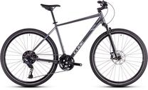 Велосипед гибридный Cube Nature SLX, 28 ″, S рама, серый цв./графитовый цв.