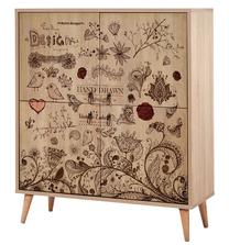 Spintelė Kalune Design Multilux 731, ruda sp., 95 cm x 36 cm x 111 cm