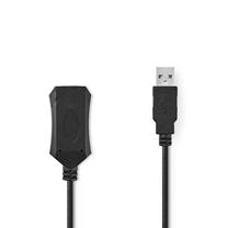 Kabelis Nedis CCGP60EXTBK50 USB Type A Male (vyriška), USB Type A Female (moteriška), 5 m, juoda sp.