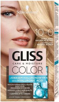 Matu krāsa Schwarzkopf Gliss Color Care & Moisture, ultra light natural blonde krās., 10-0, 60 ml