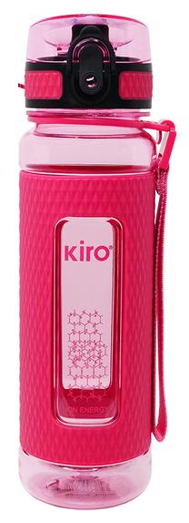 Ūdens pudele Kiro KI5044, rozā krās., tritāns, 0.45 l