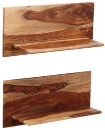 Sieninė lentyna VLX Solid Sheesham 247930, medžio sp., 20 cm x 26 cm x 59 cm