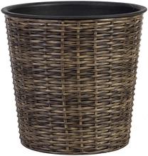 Gėlių vazonas Home4you, plastikinis, Ø 34 cm, ruda sp.