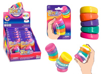 Сенсорная сжимаемая игрушка Lean Toys Rainbow Circle, 6 см, многоцветный