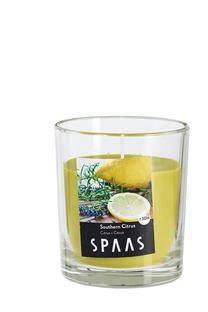Свеча, цилиндрическая Spaas, 25 час, желтый цв.
