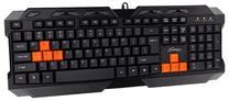 Vadu spēļu tastatūra Natec Genesis Genesis R33, EN, melna krās./oranža krās.