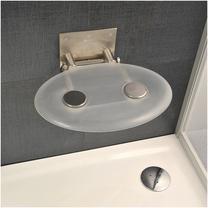 Dušo ir vonios sėdynė Ravak Ovo-B-Clear B8F0000015, 360 mm x 360 mm x 450 mm