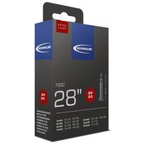 Dviračių padangų kamera Schwalbe SV20 ExtraLight, guma, juoda sp., 28", 1"