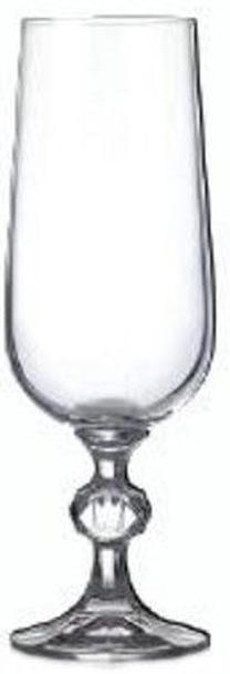 Šampano taurių komplektas Bohemia Crystalex Klaudie, stiklas, 0.18 l, 6 vnt.