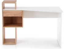 Rakstāmgalds Conti Desk With Shelves, ozola/balta