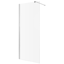 Dušas siena Invena Walk-In, 110 cm x 200 cm, caurspīdīga krās./hroma krās./rūdītais