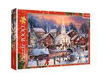 Pusle Trefl White Christmas 10602, 68.3 cm x 48 cm, 1000 tk, mitmevärviline