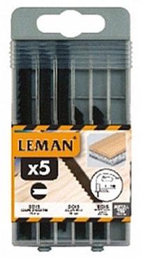 Пилка для лобзика Leman, 5 шт.