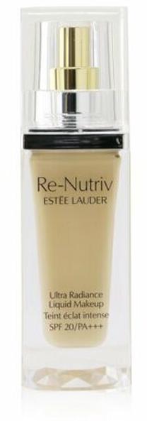 Skystas makiažo pagrindas Estee Lauder Re-Nutriv Ultra Radiance Liquid Makeup, SPF 20, šviesiai ruda sp., 1w0 warm porcelain, 30 ml