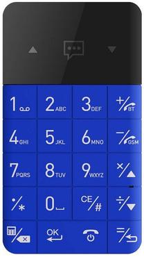 Telefons ar pogām Elari CardPhone, zila krās.