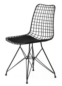 Kėdžių rinkinys Kalune Design Tivoli 974NMB1207, matinė, juoda sp., 42.5 cm x 46 cm x 81 cm, 2 vnt.
