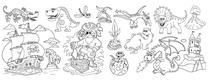 Grāmata krāsošanai Gerardo's Coloring roll