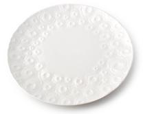 Lėkštė AffekDesign Rose 2, Ø 27 cm, balta sp.