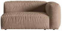 Modulinė sofa Micadoni Martina Velvet, tamsaus smėlio spalva, dešininė, 160 x 106 cm x 75 cm